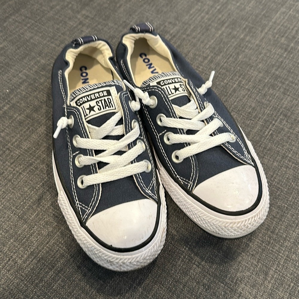 Women’s Navy Converse shoes